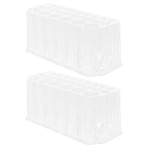 Rangement bureau nail art Hohopeti en acrylique avec 26 emplacements de manucure