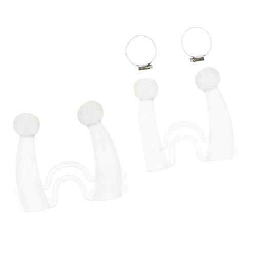 Shiwaki 2 Pairs Safe Calf Cattle Horn Covers Protectors.