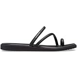 Crocs Miami Toe Loop Sandal Black 8 M