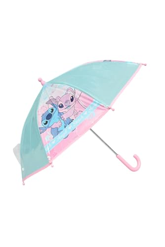 Paraguas de niña Stitch y Ángel original el regalo ideal para los días lluviosos