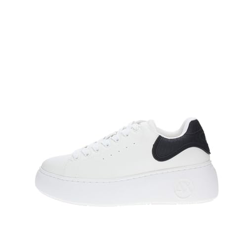 Armani Exchange Womens Sneaker with Rubber Logo Patch on The Heel