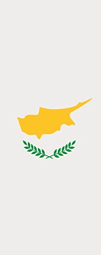 Drapeau de Chypre U24 pavillon vertical 120 x 300 cm grand format extérieur pour mât