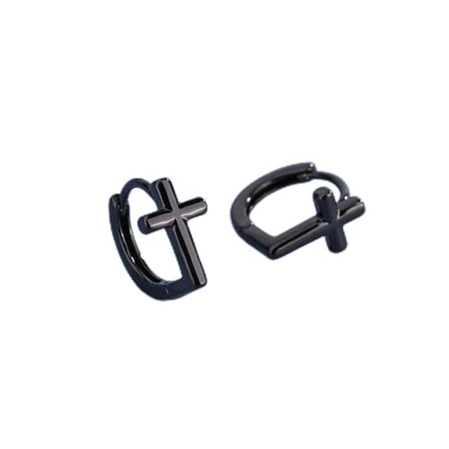 Boucles d'oreilles Cross Hoop argent sterling S3YT8U cadeau femme précieux