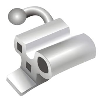 InstruDent Bondable Buccal Tubes - 1st Molar MBT 0.022 | Stainless Steel | Bio-Compatible | Lead-In Archwire Slot (U1/L1)