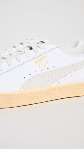 PUMA Mens Clyde Vintage Sneakers Shoes - White - Size 11.5 M4