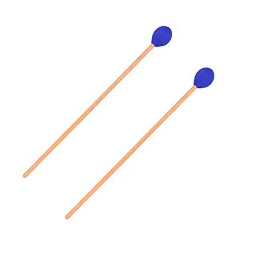 BESPORTBLE 2pcs Wool Head Marimba Drumsticks Durable Percussion Mallet Sticks for Instrument Practice and Music Performance Lightweight Design for Sound Production miniatura 1