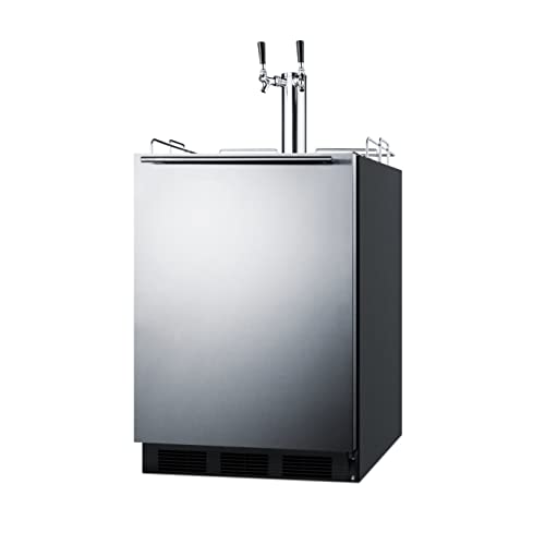 ADA compliant built-in commercial dual tap wine kegerator