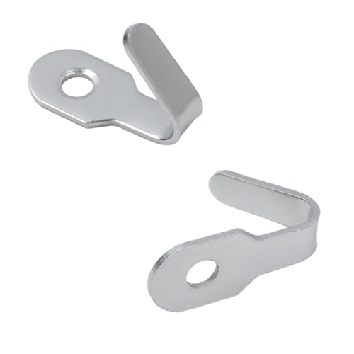 Image of Oedema 40 Pcs Wall Mounted Hook Hangers Stainless Steel Single Hook with Screws Small Coat Hooks Hanger for Keys, Cups, Hats, Towel, Silver