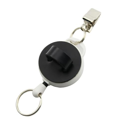 HERBE ペン&メガネ サングラスホルダー クリップ リール付き 牛革ペンホルダー 本革 日本製 ブラックネイビー