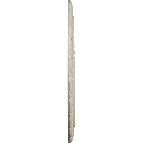 Image of Ekena Millwork CM10CLCYF 10-5 /8 inch x 5-3 /4 inch x 1 /2 inch Claremont Ceiling Medallion, Clear Yellow