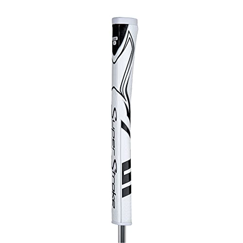 SuperStroke Golf Zenergy Claw 1.0 Putter Grip (White/Black), White, Black