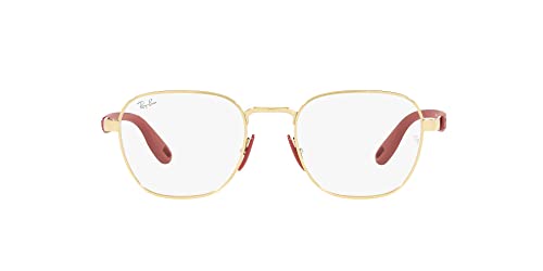 Image of Ray-Ban unisex-adult Rx6484m Scuderia Ferrari Collection Square Prescription Eyewear Frames