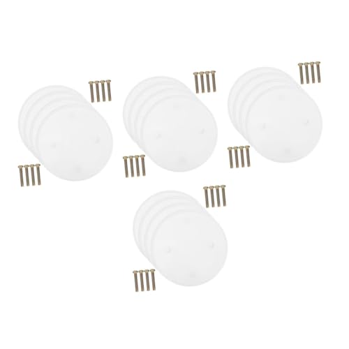 Doitool Runde Blindabdeckungen 4 Sätze Weiß