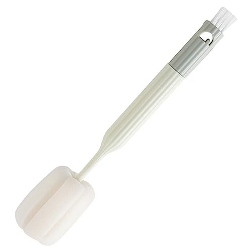 HAPINARY Cleaning Brush Bottle Supply Tiny Bottle Cup Brush Daily Use Cup Brush Water Bottle Brush Cleaner Whiskey Cups Cleaner Bottle Cleaner Cleaning Accessory Nylon Material White