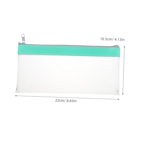 4Pcs Transparent Zipper Money Envelope Wallet for Cash Checks and Envelopes Versatile Budget Pouch for Secure Storage Reusable and Convenient for Everyday Use2