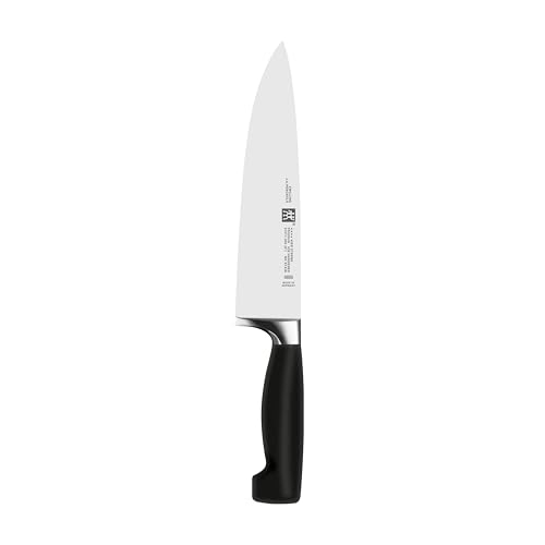 ZWILLING VIER STERNE Kochmesser 20 cm, Rostfreier Spezialstahl, Ergonomischer Kunststoff-Griff, Made...