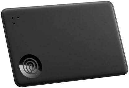 Life360 Tile Slim - Wallet Finder, Bluetooth Tracker and Item Locator for Luggage Tags, Passports and More. Both iOS and Android Compatible. Phone Finder. 1-Pack (Black)