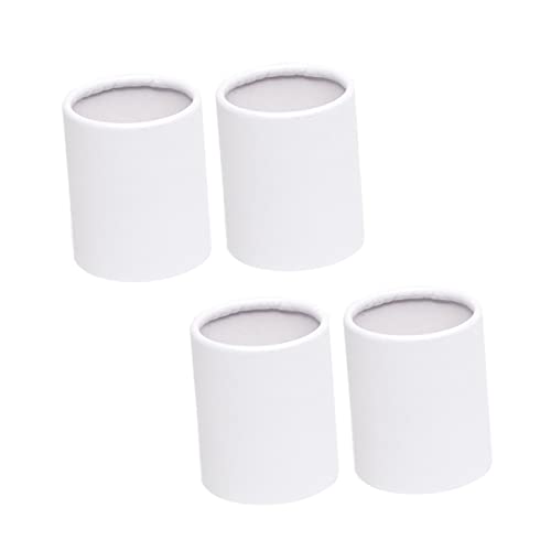 OFFIGAM Kleine Runde Blumenkartons Aus Karton 4 Stück Weißer...