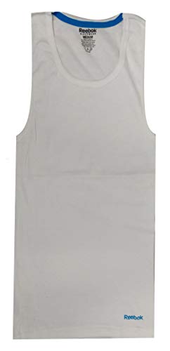 Débardeur Reebok homme à côtes larges tank top athlétique résistant en pur coton doux