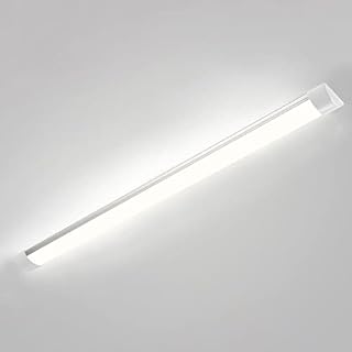 Hondony 3FT LED Batten Light,1 Pack 30W 3000LM Integrated Tube Light,6500K Cool White Garage Light,90cm LED Strip Light Ceiling Light for Garage Office Cellar Shop Basement School Restaurant