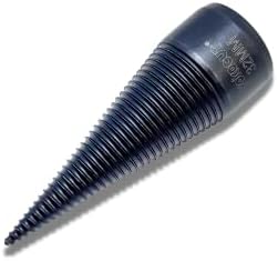 Splitting Wood Cone Drill Bit, Heavy Duty Drill Screw Cone Driver-Log Splitter Screw Cone Kindling Firewood Splitter for Household electric drill, 32mm Wood Splitter