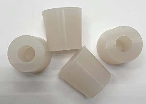 Image of dexierp Protection Force for 7 /16 inch 11mm (Pack of 12) Round OD Tubing End Chair Leg Stick Ferrule Furniture Feet Rubber Cap Cup Pad Cover Floor Plug Protectors