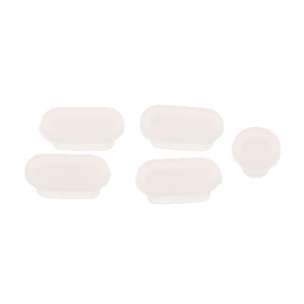 4xSilicone Dust Stopper Dustproof Plug USB Earphone Port Cap for MacBook Clear | Computers/Tablets & Networking | Laptop & Desktop Accessories | Keyboard Protectors-image-1