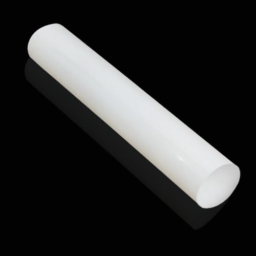 12-INCH Length High-Density Polyethylene (HDPE) Plastic Round Rod,2