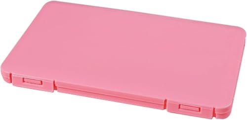 Zyntrytong Empty Eyelash Storage Box Eyelash Storage False Eyelash Display Box can Holds a large number of False Eyelashes Xmas Gift for Girls Makeup Lovers (Pink)