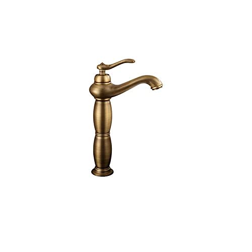 Robinet continental en bronze antique pour une salle de bain esprit vintage