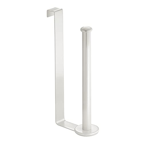 Mdesign Metal Wire Over The Tank Toilet Tissue Paper Roll Holder Dispenser And Reserve For Bathroom Storage And Organization - Hanging, Each Holds 2 Rolls - Pearl White #TOP6