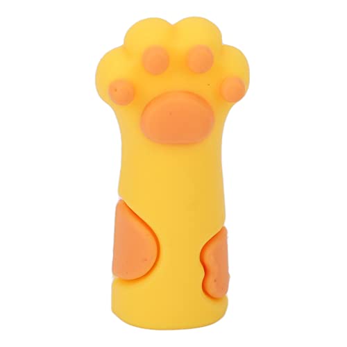 Protetor de cutícula, protetor de mão leve em forma de garra de gato, 5 peças de silicone para apara