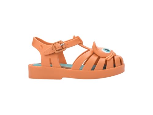 Image of mini melissa Possession Jelly Fisherman Sandal for Toddler and Kids | Iconic Fisherman Jelly Sandal for Toddlers & Girls, Adjustable Buckle, Waterproof, Bubblegum Scent, Play & Dress Shoes