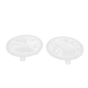 2pcs Filter Milk Soy Strainer Soy Yogurt Beer Brewing Equipment Kitchen Strainer Sieve Strainer Milk Sieve Juice Strainer Jam Strainer Mesh Strainer Strainers Fine Mesh Nylon White