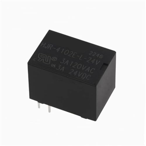 Relais HJR4102EL24V à faible consommation d'énergie 24VDC 5 broches