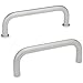 J.W. Winco 425-NI-0.39-3.50-GS GN 425 Cabinet"U" Handles Round Stainless Steel, with Tapped Holes,(Pack of 5)
