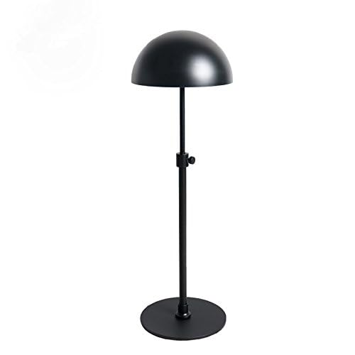 Image secondaire de Présentoir à chapeaux réglable en métal noir demi-cercle
