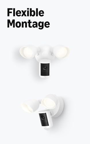 Ring Flutlichtkamera (Floodlight Cam), festverdrahtet(neueste Generation), Weitwinkel-Video in Retinal 2K, optimierter 6x-Zoom… – Ansicht 6