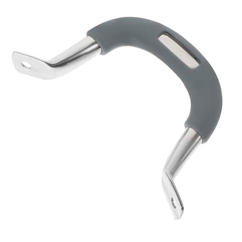 FELTECHELECTR Asa Repuesto para Olla de Silicona y Acero Inoxidable Mango Lateral Ergonómico Antideslizante y Resistente al Calor Compatible con Cazuelas y Ollas de Cocina Fácil de Instalar y