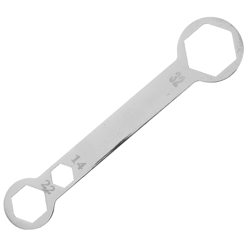 PRETYZOOM Motorcycle Tire Wrench 32mm/22mm/14mm Axle Tool Chrome Vanadium Steel Rear Axle Removal for Bike Repair