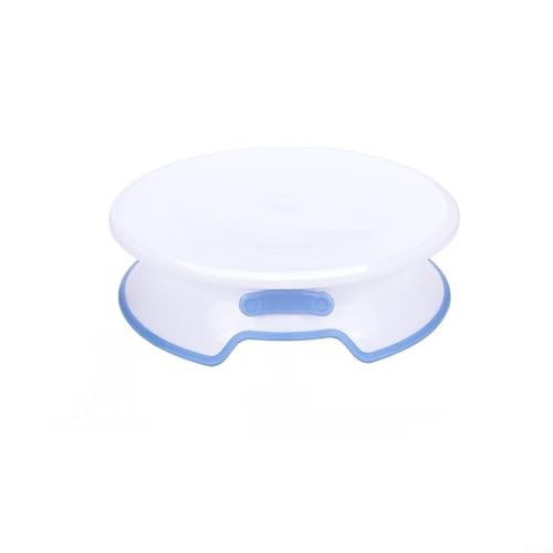 Crabop Tocadiscos para tartas con mecanismo de bloqueo, soporte giratorio antideslizante de 30,3 cm para decoración y glaseado de pasteles precisos, herramienta para hornear base estable