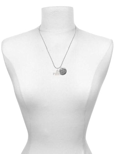 Delight Jewelry Large Je T'aime I Knew You, I Set You Apart Charm Necklace, 20"+3"2