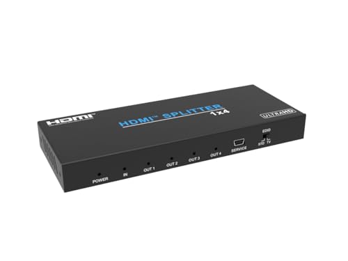 Can You Use HDMI Splitter On Fire TV Stick? Monoprice 4K60 1x4 Video Splitter with HDMI Supports HDR HDCP 2.2 and YCbCr 4:4:4