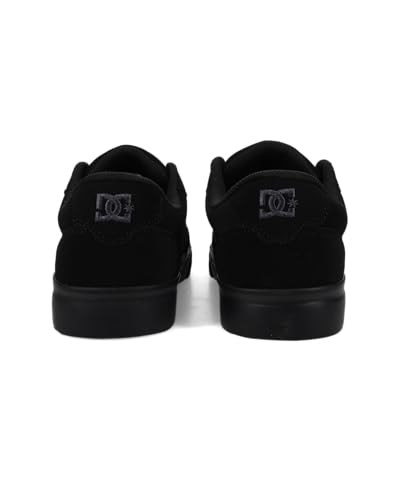 Image of DC- Young Mens Anvil Lowtop Shoes, Size: 12.5 D(M) US, Color: Black /Black