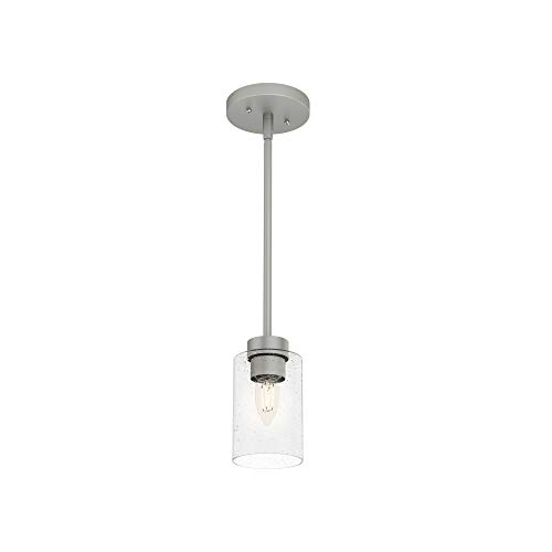 Hunter Fan Company 19012 Hartland Pendant Light, Matte Silver Finish