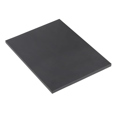 Image of Expanded PVC Plastic Sheet 0.6 inch Thick, 11 inchx14 inch Lightweight Rigid Foam Sheet, [for Crafts Signage Displays Digital Screen Printing] - Black / 1 Pcs