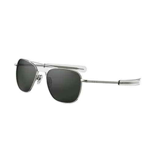 Randolph USA | Gunmetal Classic Aviator Sunglasses for Men or Women Non-Polarized 100% UV