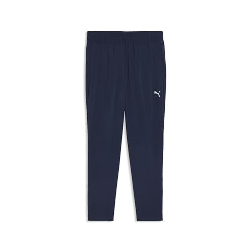 Pantalones tejidos PUMA con diseño cónico premium y acabados resistentes unisex