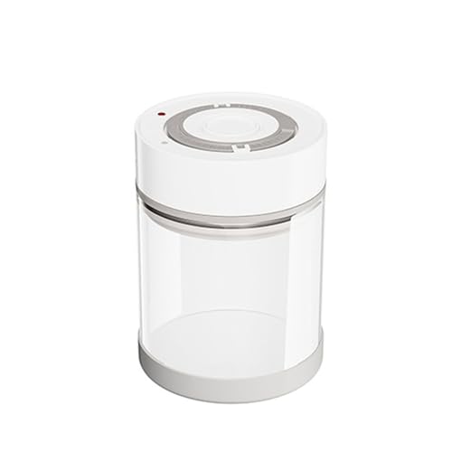 SHOOYIO Sellador automático al vacío práctico recipiente de almacenamiento de alimentos, práctico vidrio sellado para uso doméstico y de oficina