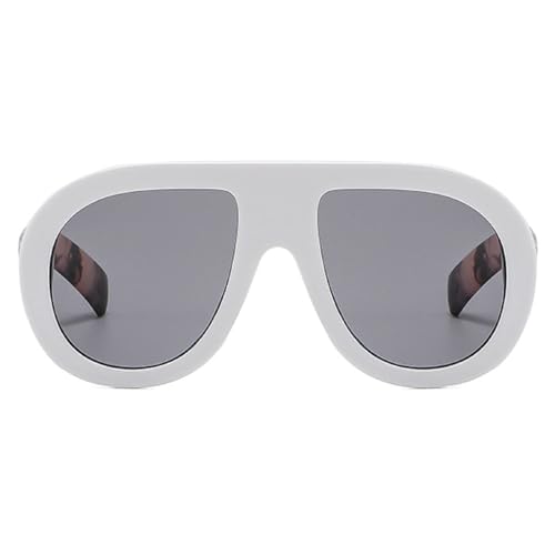 Image of Popular Fashion Pilot Sunglasses Women Retro Chunky Designer Men Punk Gradient Shades UV400 Oversized Sun Glasses